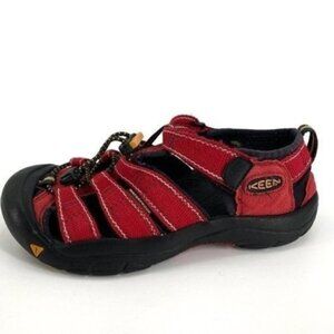 KEEN Red Newport H2 Waterproof Adjustable Beach Washable 2 Kids Hiking Sandals